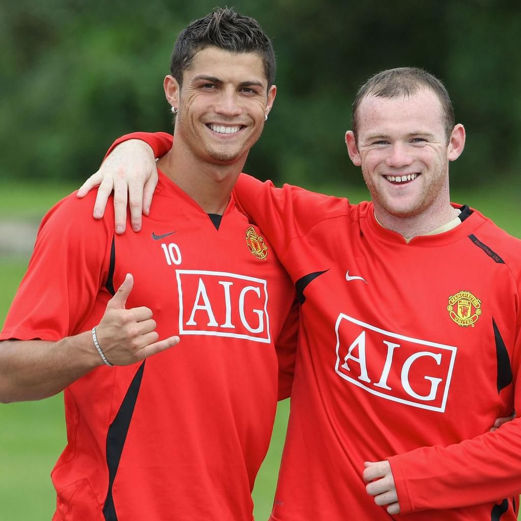 Ronaldo and Wayne Rooney formed a formidable partnership at Manchester United.