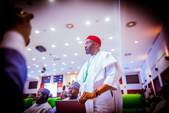 Deputy Speaker of the House of Representatives, Benjamin Kalu. [Twitter:@OfficialBenKalu]