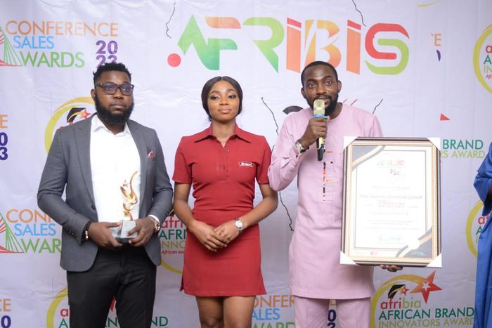 L-R: Arthur-Marcus Obiene, Digital and E-commerce Manager, Grand Oak Limited, Umakeiso Miracle, Brand Promoter, Apperito, and Temitope Benjamin, Brand Business Manager, Calypso and Apperito.