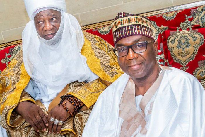 Gov. AbdulRazaq felicitates Emir of Ilorin on 27th anniversary.