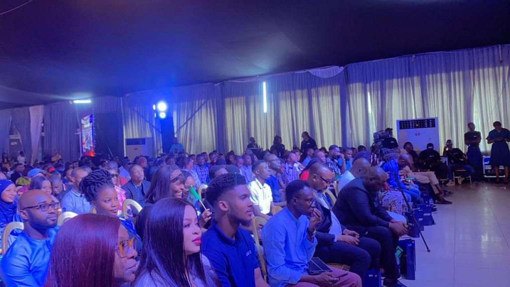 The attendees listening with rapt attention