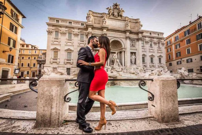 Rome is perfect for romance [bigstock]