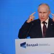 Russian President Vladimir Putin speaks during his annual meeting with participants of the Valdai Discussion Club on October 5, 2023 in Sochi, Russia.Contributor/Getty Images