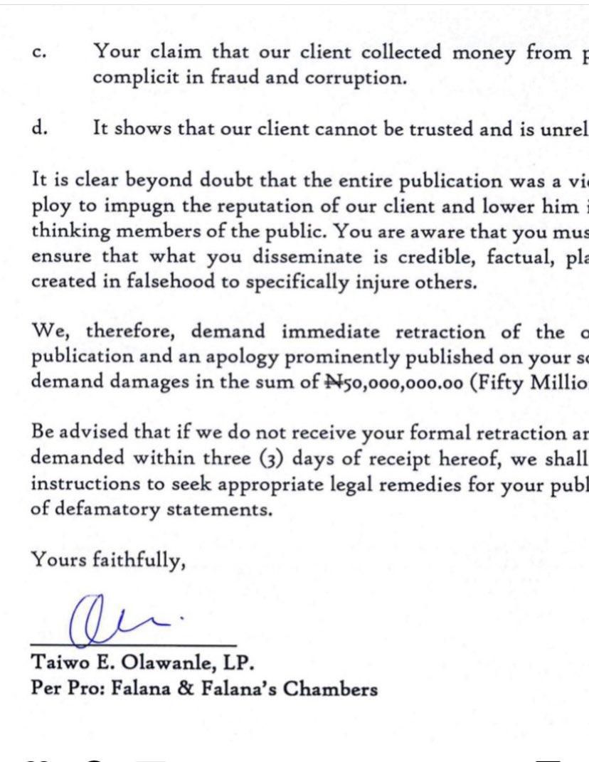 Mr. Macaroni serves Lege Miami with ₦‎50 million lawsuit for defamation