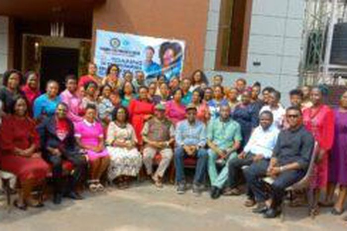 Facilitators and participants at the modified life saving skills in Awka (Credit: NAN)
