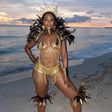 Osas Ighodaro is enjoying herself in Barbados [Instagram/Officialosas]