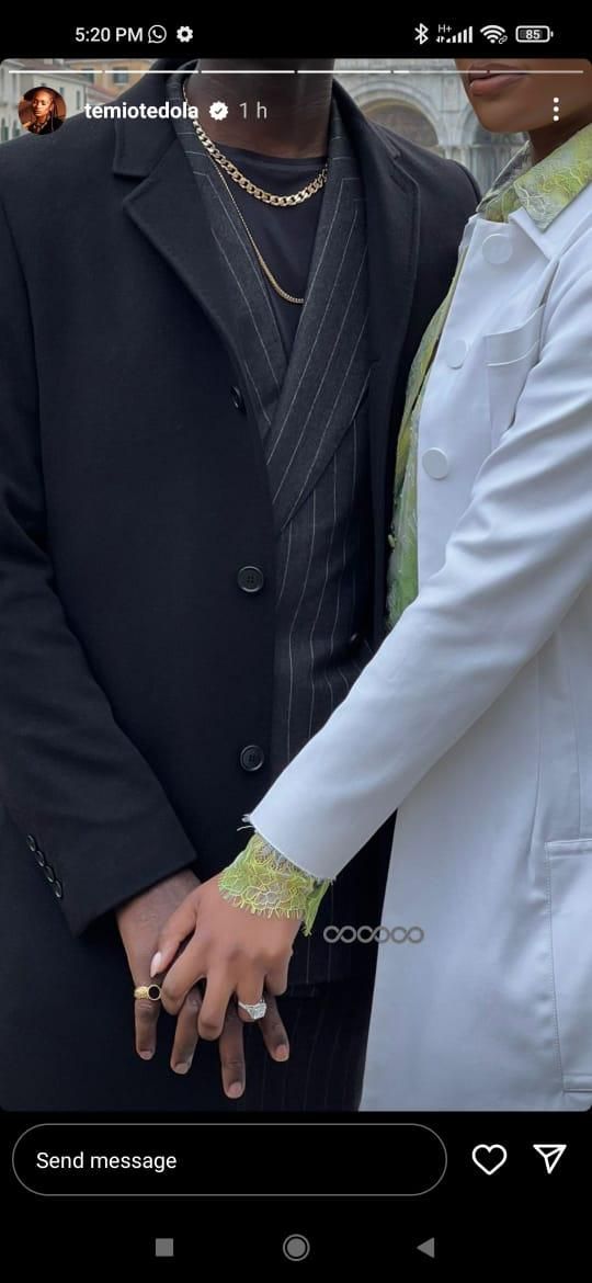 Temi Otedola's birthday post for Mr Eazi