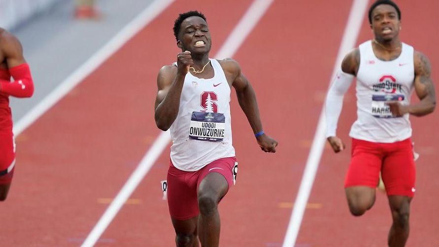 Udodi Onwuzuruike is Stanford's University best sprinter in school history