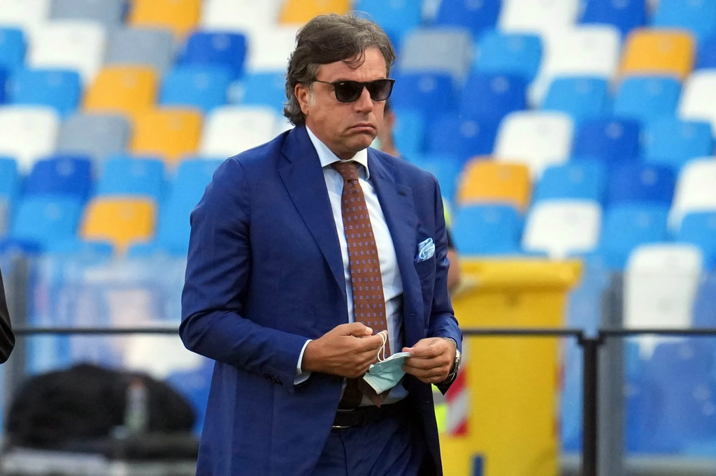 Napoli director Cristiano Giuntoli