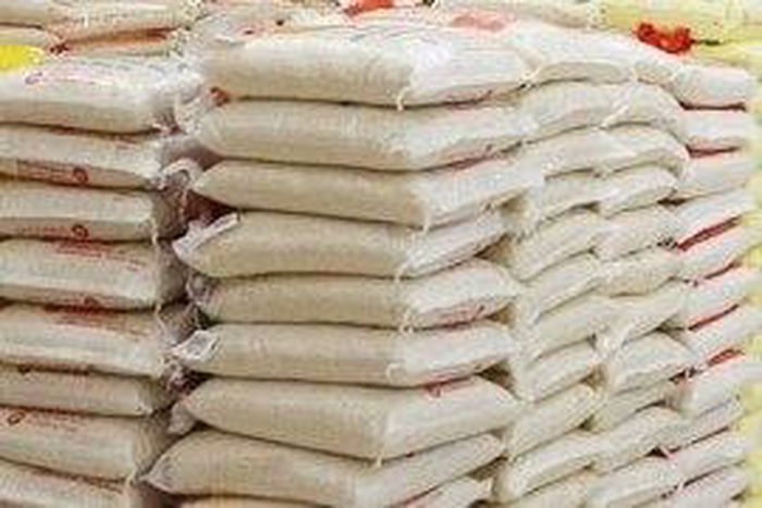 Navy hands over 300 bags of seized rice to Customs