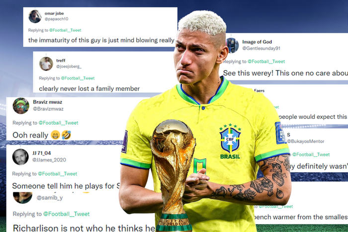 Fans on social media have reacted to Brazil star Richarlison's World Cup comment