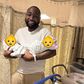 Davido shows off adorable twins for the first time as he turns 31 [Twitter/Davido]