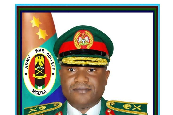 Maj-Gen. Alabi, the 41st GOC 1 Division, Nigerian Army, Kaduna state (Credit: Army War College Nigeria - Nigerian Army)