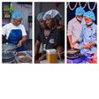 Chef Deo (L), Chef Hilda (M), Chef Dammy (R). Chef Deo and Dammy have attempted to break Hilda's record