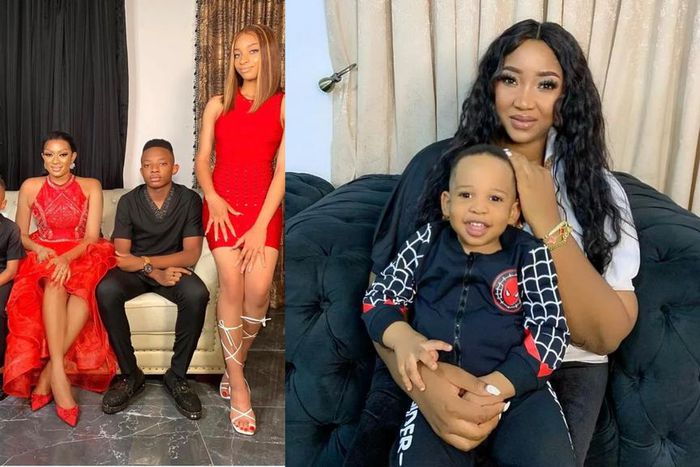 Yul Edochie extends season greeting from his two families