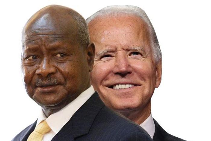President of Uganda; Yoweri Museveni and the president of the US, Joe Biden