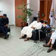 Minister of the Federal Capital Territory (FCT), Mr Nyesom Wike (2nd right), during a meeting with PDP Governors’ Forum led by its Chairman, Gov. Bala Mohammed of Bauchi State in Abuja on Wednesday [NAN]