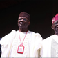 L-R: Former INEC chairman, Prof. Mahmood Yakubu and President Bola Tinubu [Kola Sulaimon/AFP]