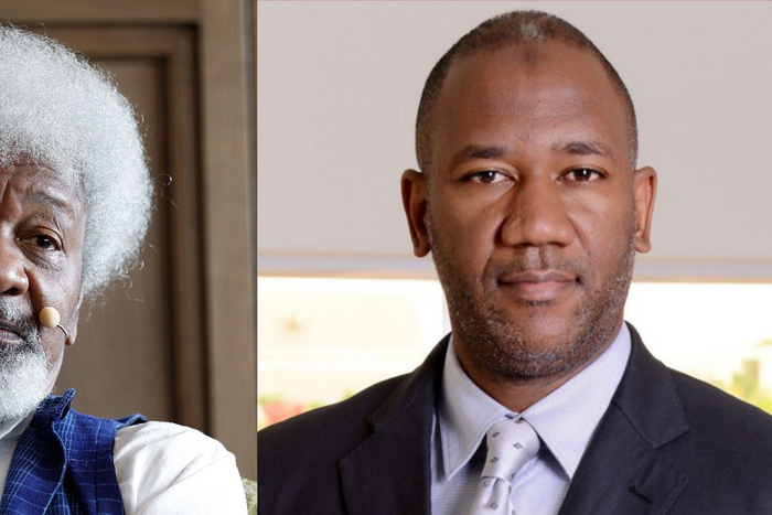 Nobel laureate Soyinka slams Baba-Ahmed for controversial comments