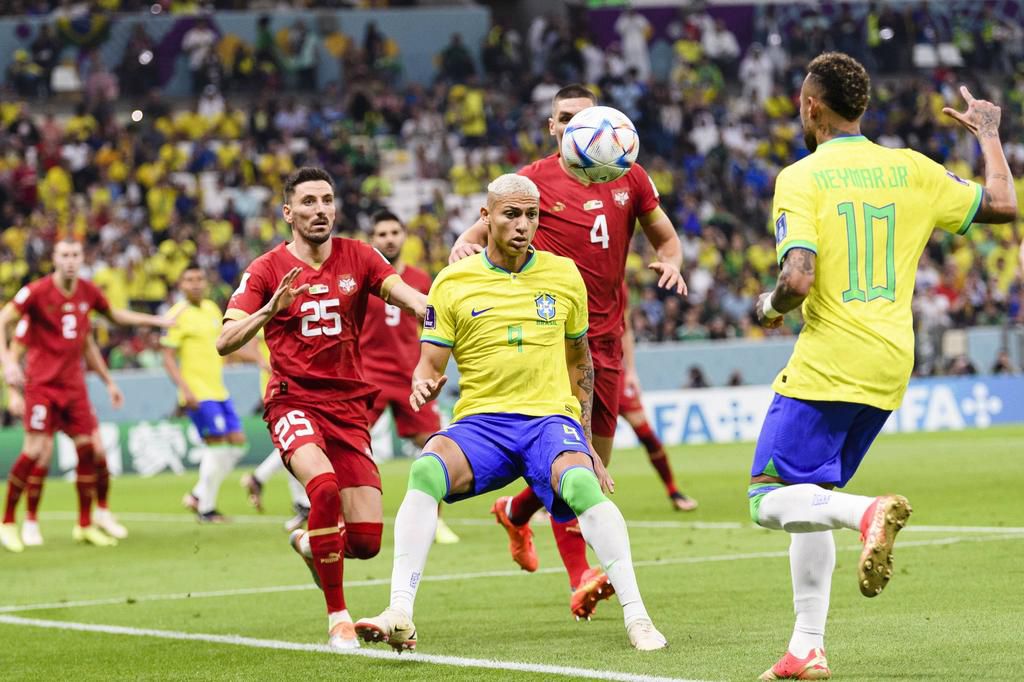 Neymar on duty for Brazil against Serbia in Qatar 2022