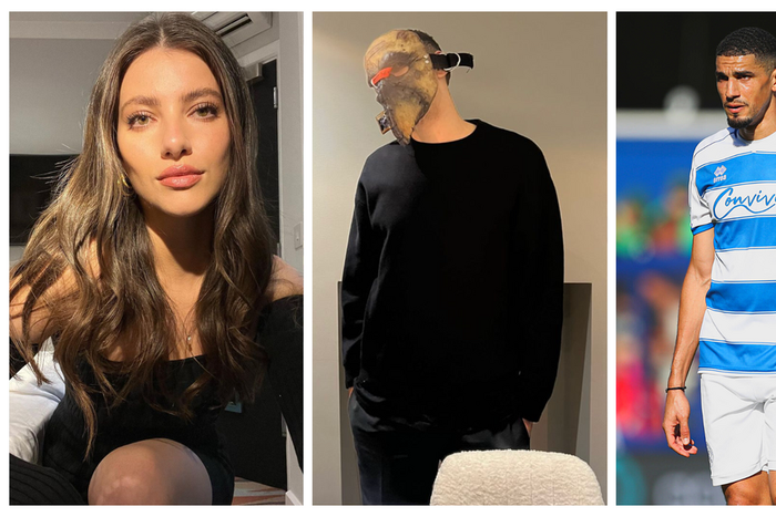 Super Eagles star Leon Balogun was gifted a spooky mask by his Brazilian girlfriend