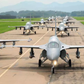10 countries with the largest military aircraft fleets in the world. [static]