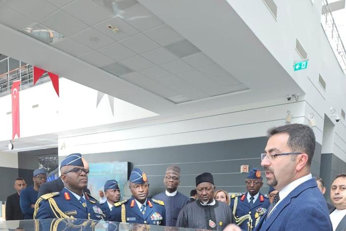 Minister of Defence, Mohammed Badaru and Chief of the Air Staff , Air Marshal Hasan Abubakar, in Turkey to facilitate delivery of T-129 ATAK helicopters acquired for the Nigerian Air Force  [NAN]