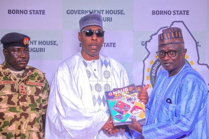 Borno State Governor, Babagana Zulum. [Twitter:@Isa_Gusau2023]