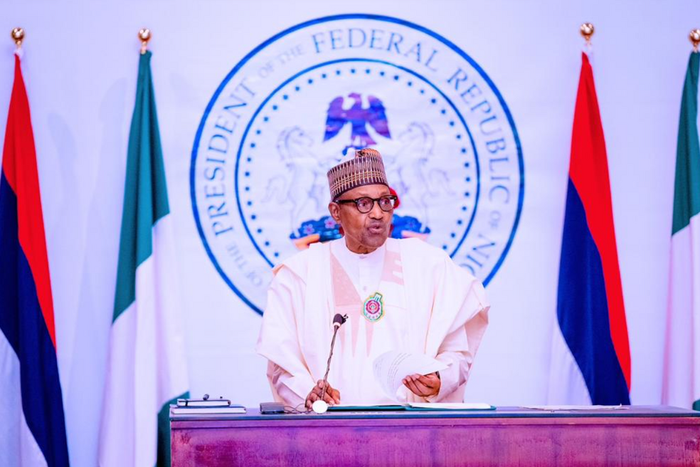 Buhari inaugurates Eyemark to empower citizens to monitor capital projects in realtime. [Twitter:Stephen Angbulu]