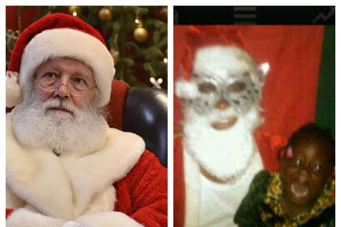 Father Christmas and Santa {IDAfrica/guardian}