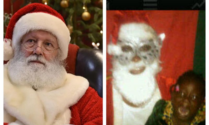 Father Christmas and Santa {IDAfrica/guardian}