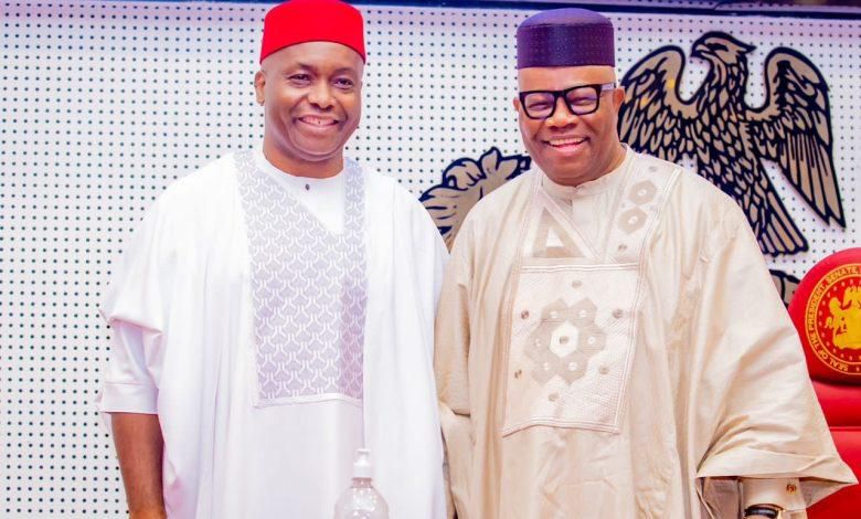 Ifeanyi Ubah and Godswill Akpabio [Premium Times]