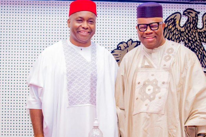 Ifeanyi Ubah and Godswill Akpabio [Premium Times]