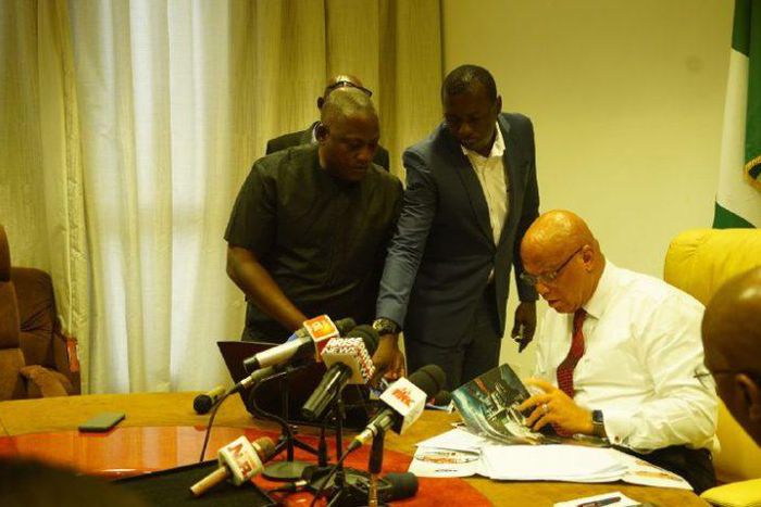 Innoson and Governor Umo Eno of Akwaibom