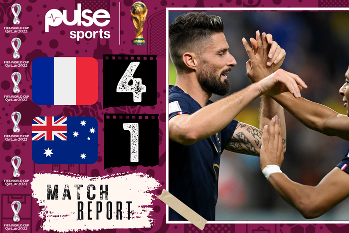 Giroud, Mbappe, Rabiot score as France defeat Australia 4-1