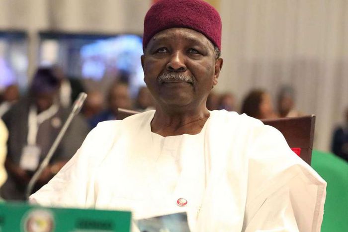 Former military president, Yakubu Gowon.