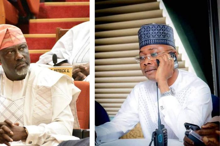 Dino Melaye floored in his LG by APC's Ododo