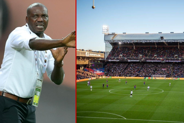 Austine Eguavoen reveals why he was at Crystal Palace's Selhurst Park as Premier League returned
