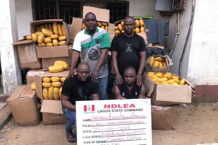 Some of the suspects and illicit substances were intercepted. [NAN]