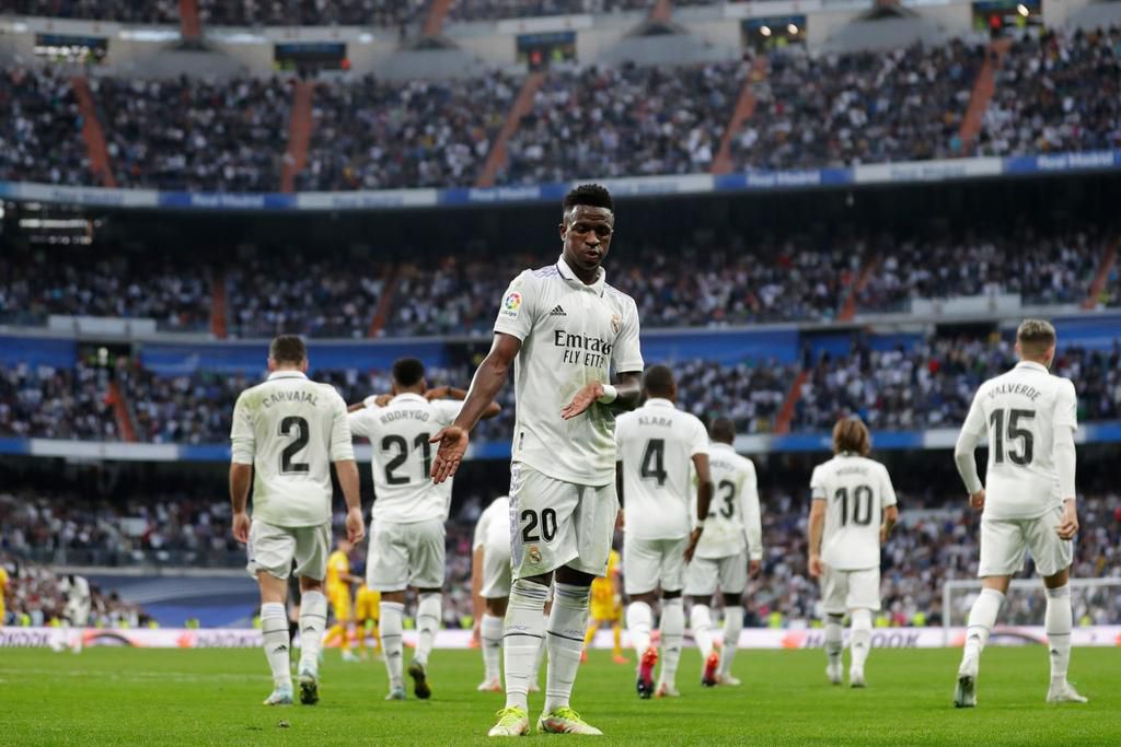 Vinicius scored Real Madrid's only goal of the match against Girona