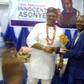 Prof. Monday Igwe (on suit) receiving the award (Credit: NAN)