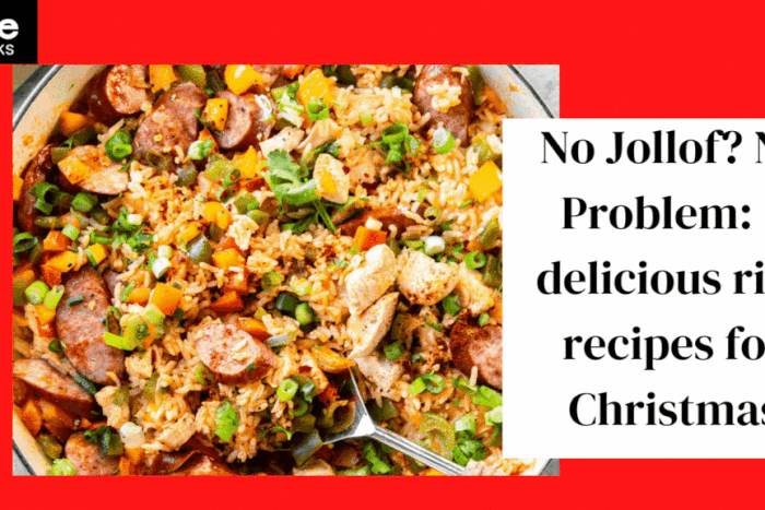 Rice recipes apart from jollof rice