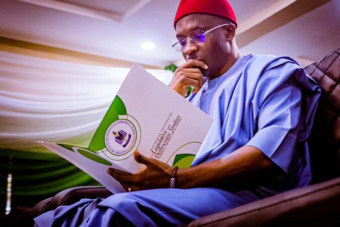 Deputy Speaker of the House of Representatives, Benjamin Kalu. [Twitter:@OfficialBenKalu]