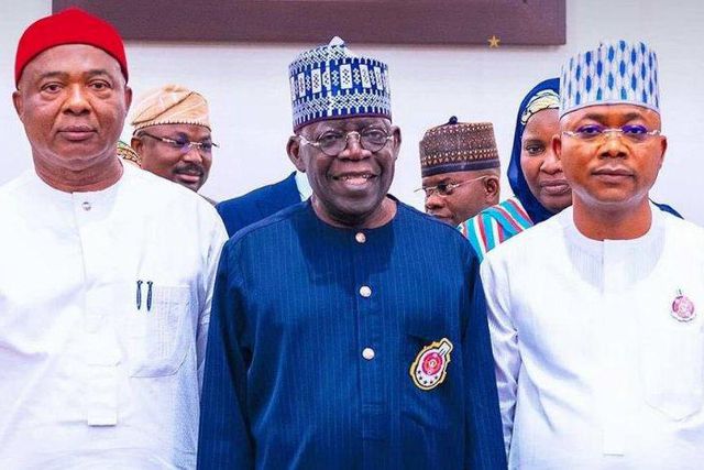 Tinubu receives Uzodinma, Ododo over governorship poll victory in Imo, Kogi [Presidency]