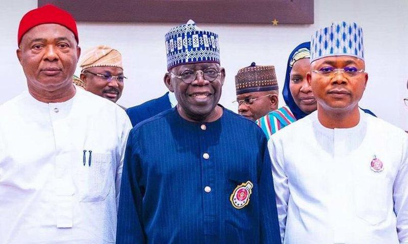Tinubu receives Uzodinma, Ododo over governorship poll victory in Imo, Kogi [Presidency]