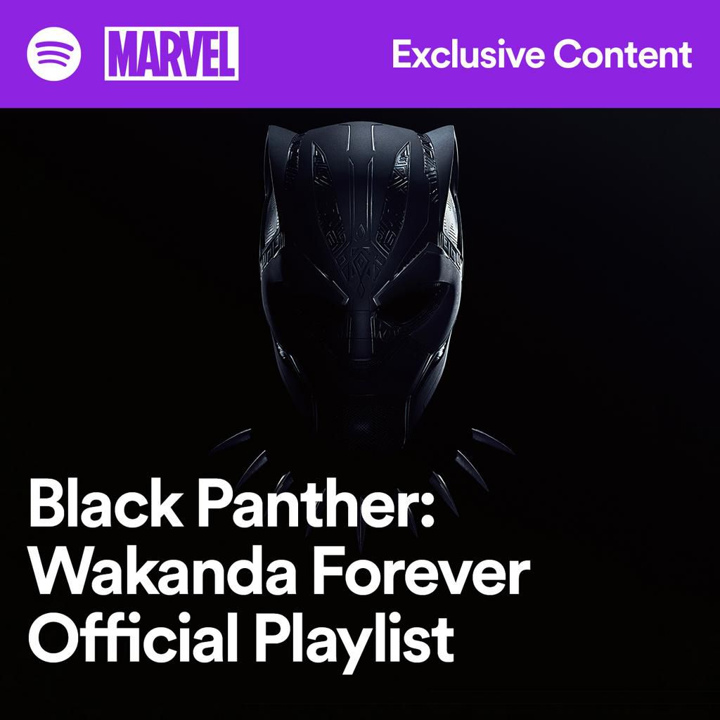'Black Panther: Wakanda Forever' official playlist cover