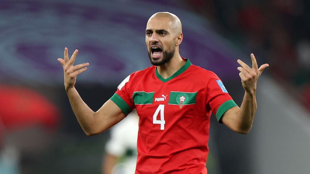 Sofyan Amrabat was the best defensive midfielder at the Qatar 2022 World Cup