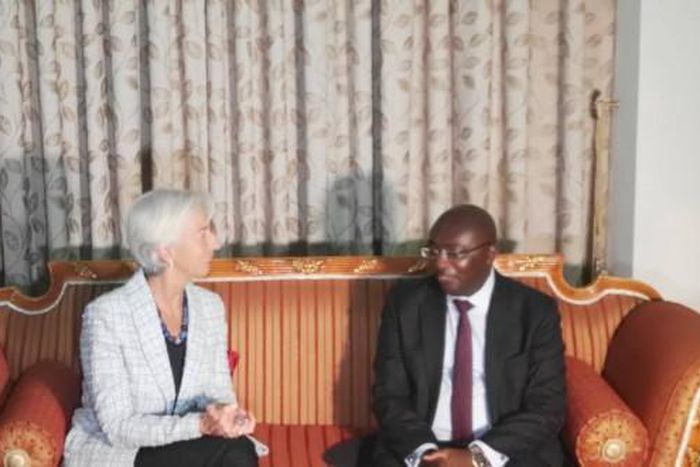 Bawumia and IMF boss