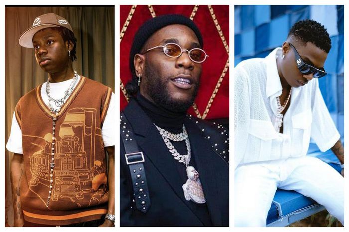 Rema, Burna Boy, Wizkid