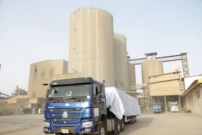 The truck was loaded with 600 bags of cement [Facebook/ BUA cement]